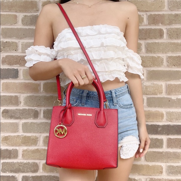 Michael Kors Messenger Leather Bag - Picture 9 of 11